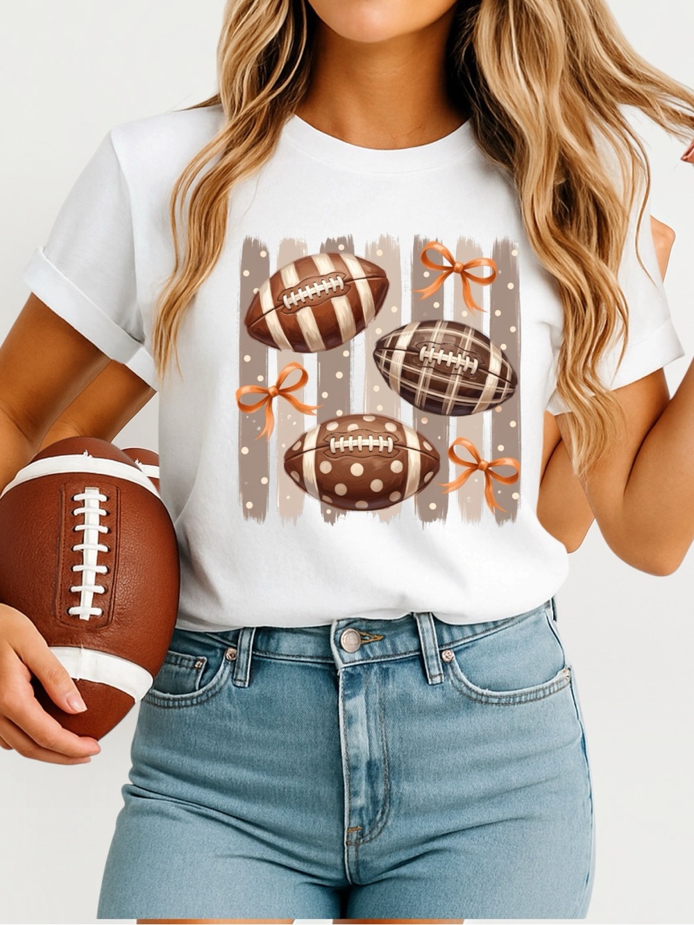Football tees pick 1 made to order S M L XL New many to choose from be ready - Picture 2 of 16